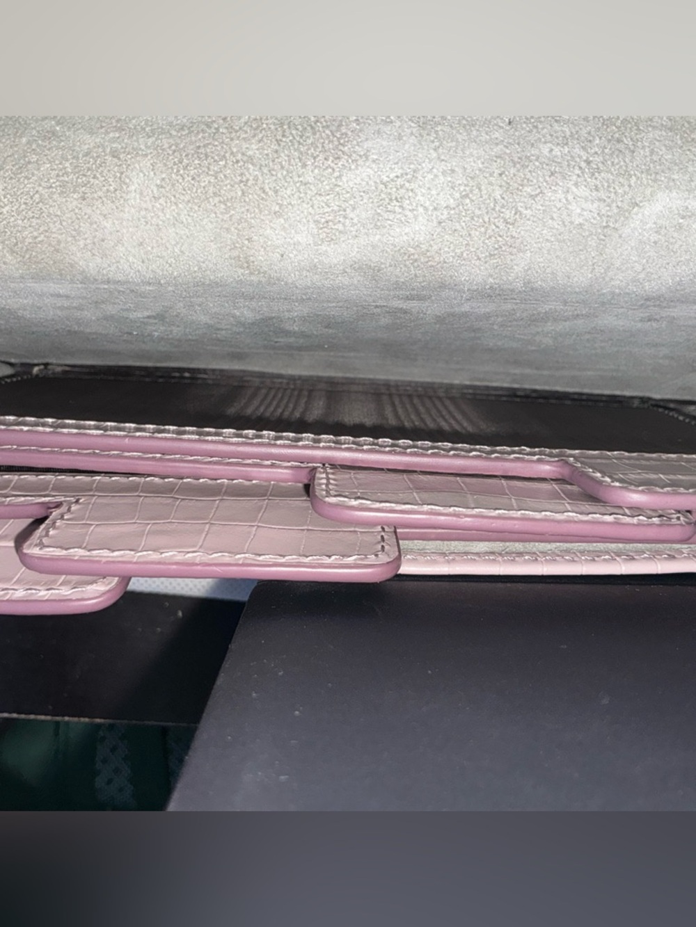 NWOT Aspinal Croc-Embossed Travel Wallet - Picture 6 of 11